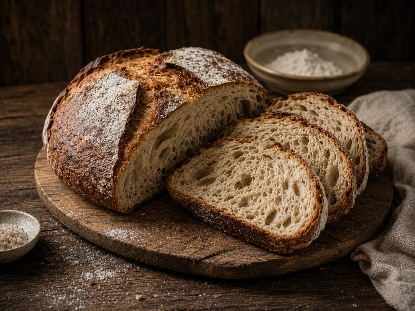 Suurdeegbrood van Kossie Mossie